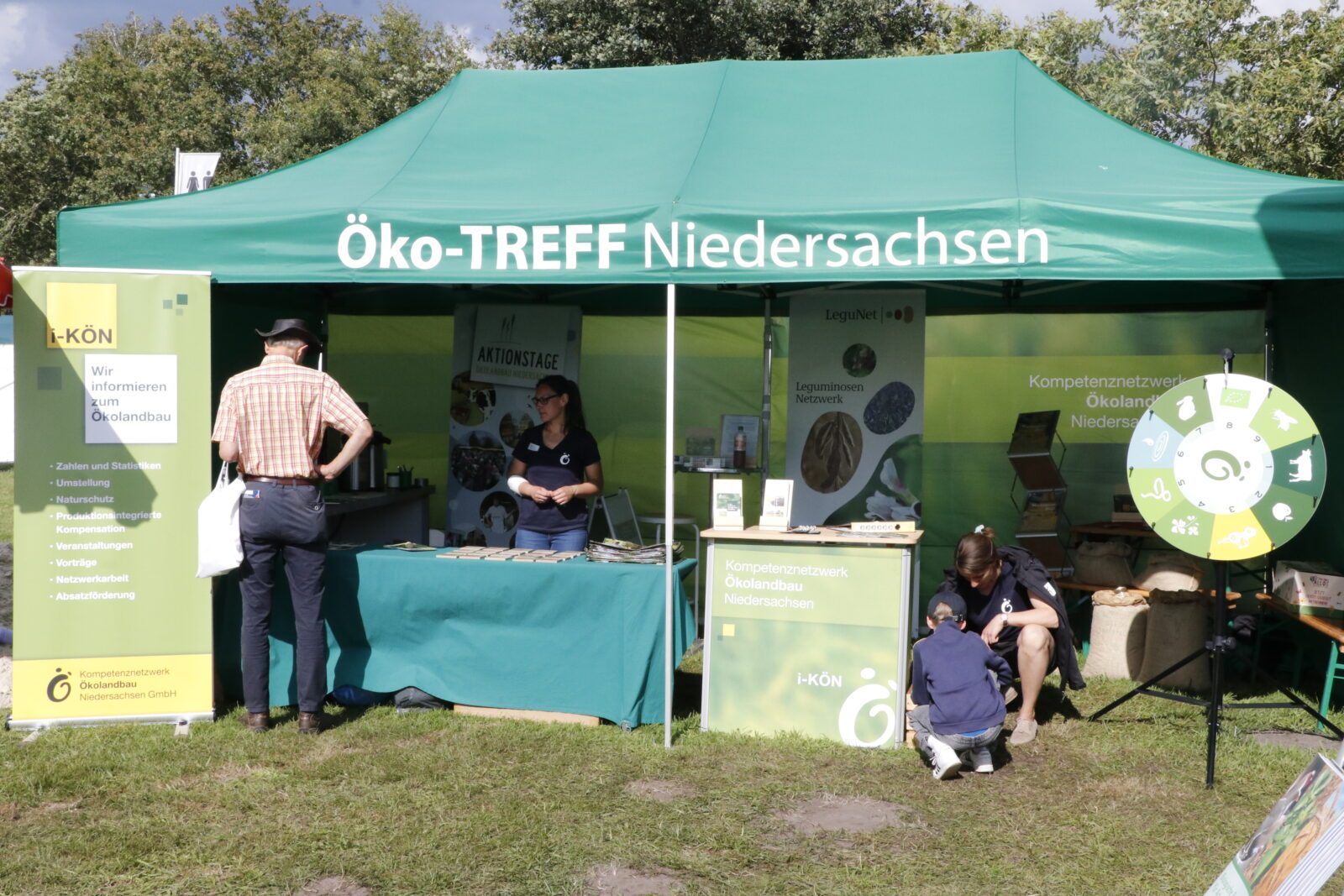 Zelt Öko-Treff Niedersachsen